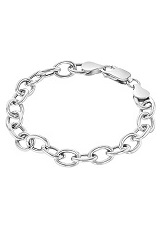 beautiful little link chain palin silver baby bracelet